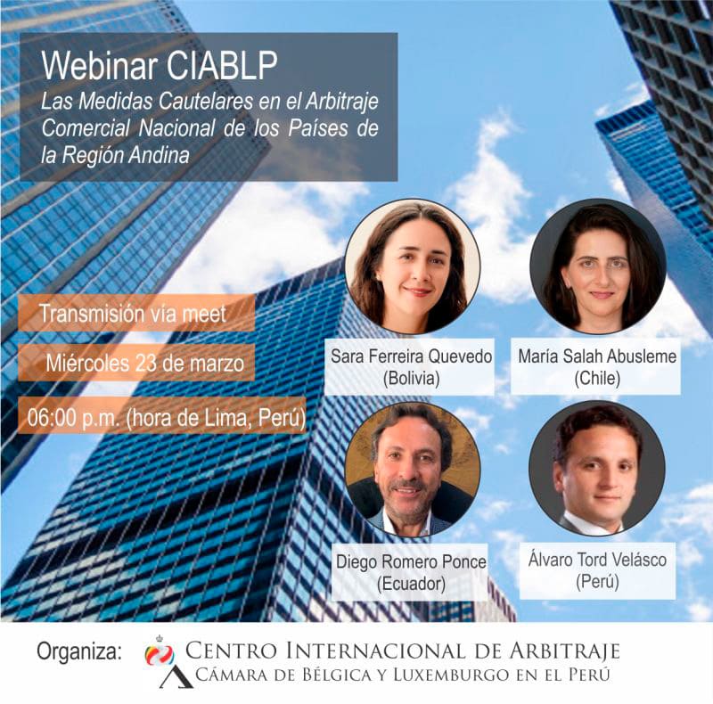 Webinar Medidas Cautelares Cámara Bélgica marzo 2022